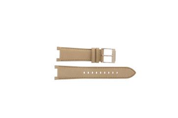 Watch strap Michael Kors MK5633 Leather Beige 12mm