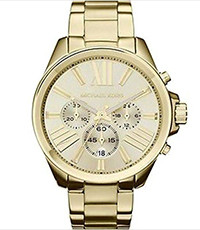 Watch strap Michael Kors MK5711 Steel Gold Toned 20mm