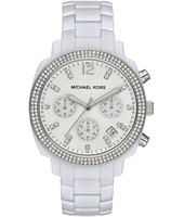 Watch strap Michael Kors MK5822 Plastic White 18mm