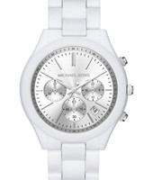 Watch strap Michael Kors MK6254 Plastic White 20mm