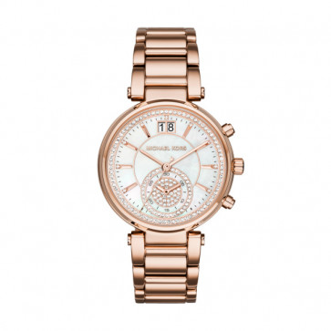 Watch strap Michael Kors MK6282 Stainless steel Rosé