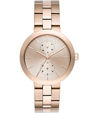 Watch strap Michael Kors MK6409 Steel Rosé 18mm