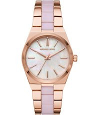 Watch strap Michael Kors MK6652 Stainless steel Rosé 22mm
