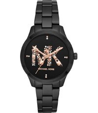 Watch strap Michael Kors MK6683 Steel Black 18mm