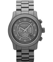 Watch strap Michael Kors MK8226 Steel Anthracite grey 24mm