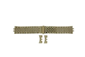 Watch strap Michael Kors MK8281 Steel Gold toned 22mm