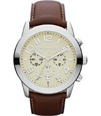 Watch strap Michael Kors MK8292 Leather Brown 24mm
