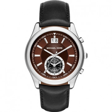 Watch strap Michael Kors MK8415 Leather Black 22mm