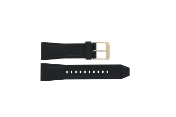 Watch strap Michael Kors MK8436 Silicone Black 24mm