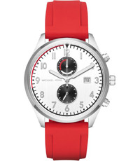 Watch strap Michael Kors MK8572 Silicone Red 22mm