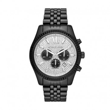 Watch strap Michael Kors MK8605 Steel Black 22mm