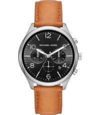 Watch strap Michael Kors MK8661 Leather Brown 20mm