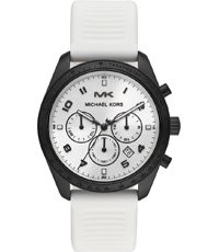 Watch strap Michael Kors MK8685 Silicone White 22mm