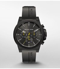 MICHAEL KORS ブラック Oversized Accelerator 2.0 Black-Tone Watch | Michael Kors [US]