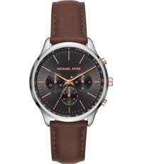 Watch strap Michael Kors MK8722 Leather Brown 20mm