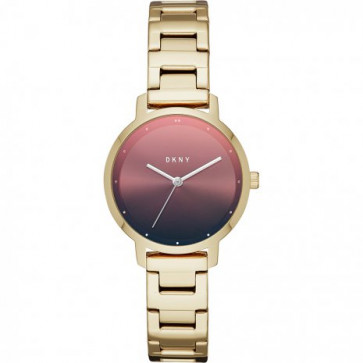 Watch strap DKNY NY2737 Steel Gold Toned 14mm