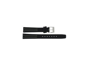 Watch strap DKNY NY3296 Leather Black 15mm