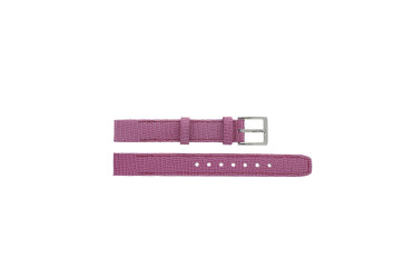 Watch strap DKNY NY3436 Leather Pink 14mm