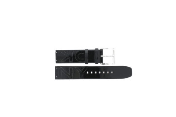 Watch strap DKNY NY4503 / NY4706 Leather Black 20mm