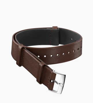 Watch strap Omega 522.53.37.20.04.001 / 031CUZ010751 Leather Brown 19mm