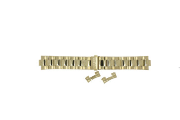 Watch strap Pulsar PT3720X1 Steel Gold Toned 22mm