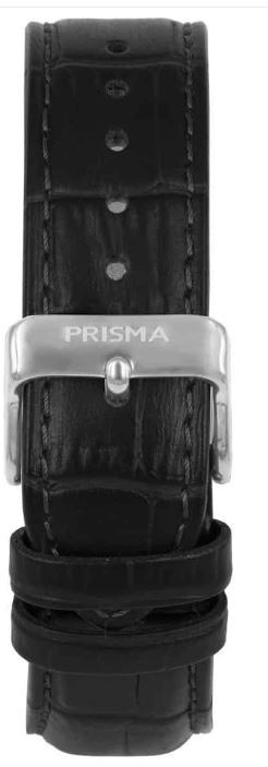 Watch strap Prisma PS.1600 Leather Black 21mm