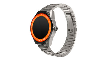 Watch strap Smartwatch Tag Heuer BF0608 / Connected watch Titanium