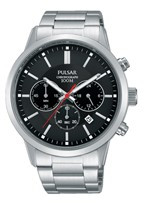 Watch strap Pulsar VD53-X220 / PT3743X1 / PP323X Steel 22mm