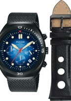 Watch strap Pulsar PT3951X2.VD53-X307.1 Milanese Black