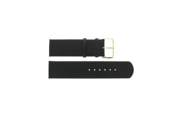 Watch strap Rado 152.0787.3 / 07.08906.10 / R070890610 Leather Black 24mm