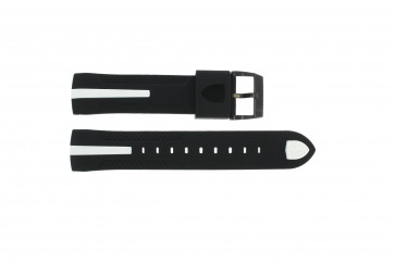 Watch strap Ferrari SF103.7 / 0830104 / SF689300058 Rubber Black 22mm