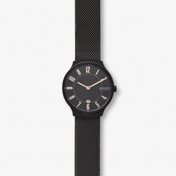 Watch strap Skagen SKW2806 Milanese Black 14mm