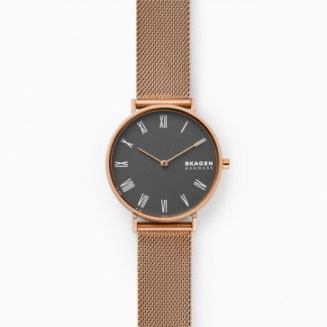 Watch strap Skagen SKW2813 Milanese Rosé 16mm
