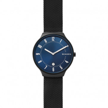 Watch strap Skagen SKW6461 Steel Black 18mm