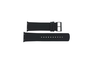 Watch strap Skagen SKW6843 Leather Black 28mm