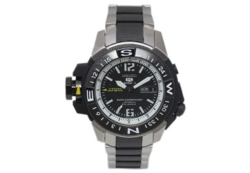 Watch strap Seiko 7S36-02K0 / SKZ319K1 / 3371NG Steel Multicolor 22mm