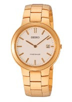 Watch strap SLK048P1-V739-0A70 Steel Gold Toned