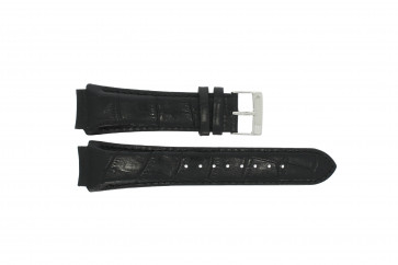 Prisma watch strap SPECZW21 Leather Black 21mm + black stitching