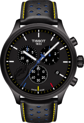 Watch strap Tissot T1166173605107 / T600041553 Leather Black 22mm