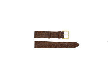 Tissot watch strap 970-122 T870 - T600013060 Croco leather Brown 18mm