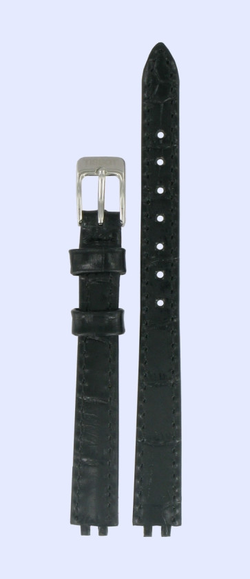 Watch strap Tissot LOVELY / T600030316 / T0580096611600A / T0580091603100A Leather Black 6mm