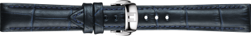 Watch strap Tissot T099.207.16.047.00 / T600041858 Leather Blue 16mm