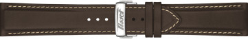 Watch strap Tissot T600048180 Leather Brown 22mm