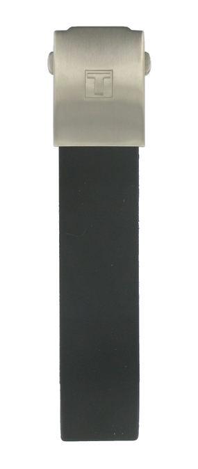 Watch strap Tissot T603013676 Rubber Black