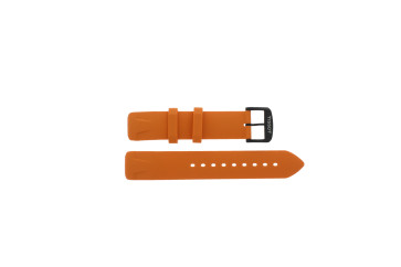 Watch strap Tissot T081.420.17.0570.2 T-RaceT603035437 Rubber Orange 19mm