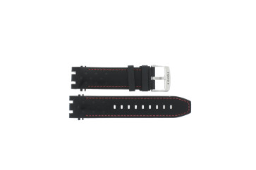 Watch strap Tissot T603045025 / T603045025 Rubber Black 22mm