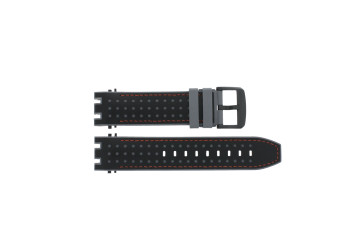 Watch strap Tissot T1154172705701 / T603045129 Rubber Black 21mm