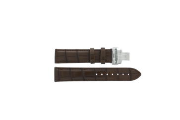 Watch strap Tissot T604047475 Leather/Plastic Brown 19mm