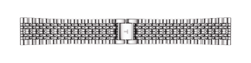 Watch strap Tissot T605039687 Steel 21mm