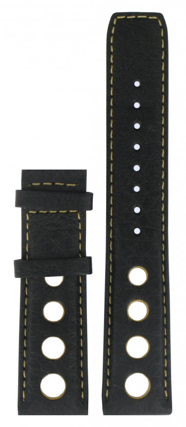 Watch strap Tissot PRS516 / T91142851A Leather Black 20mm